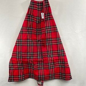 NWT. Talbots Christmas red plaid apron.